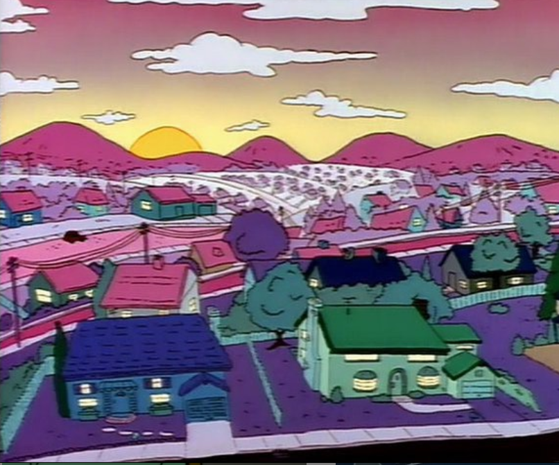 Scenic Simpsons: Surreal Art In Cartoon